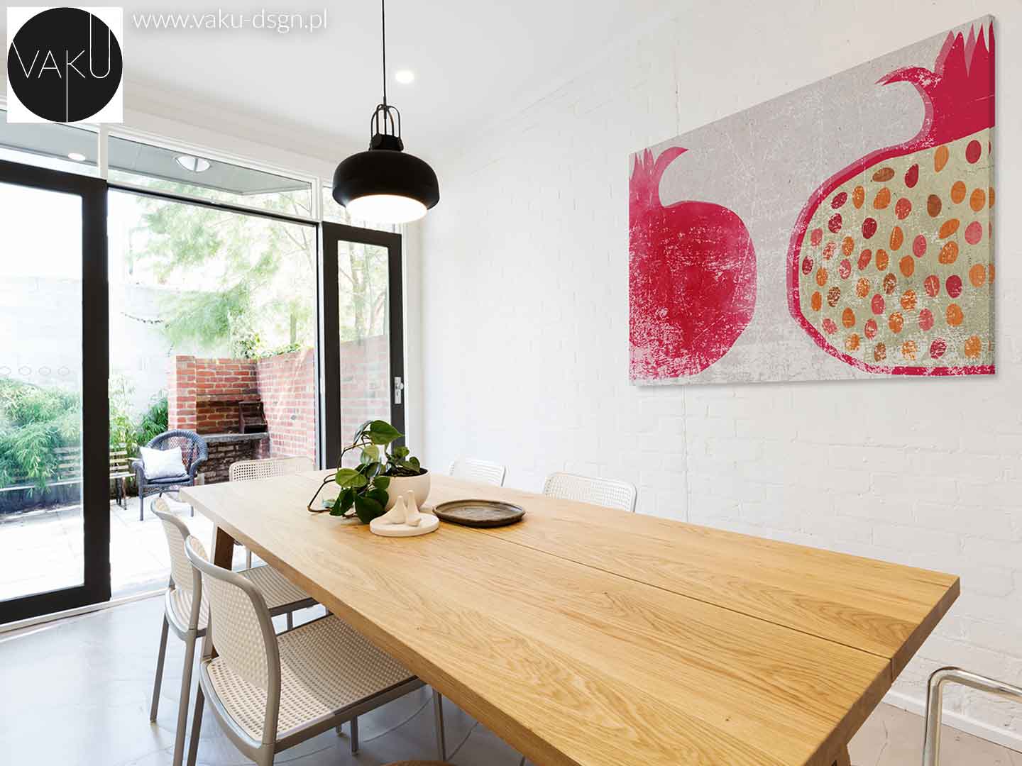 minimalistyczny obraz do kuchni