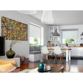 Szkiełko i oko - nowoczesny obraz na płótnie - 120x80 cm Szkiełko i oko - nowoczesny obraz na płótnie - 120x80 cm