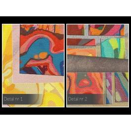 Szkiełko i oko - nowoczesny obraz na płótnie - 120x80 cm Szkiełko i oko - nowoczesny obraz na płótnie - 120x80 cm