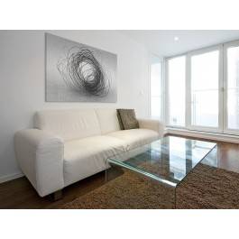 Cząstki splątane - nowoczesny obraz do sypialni - 120x80 cm