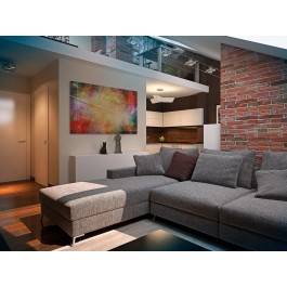 Kuźnia pożadania - nowoczesny obraz na płótnie - 120x80 cm