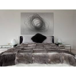 Cząstki splątane - nowoczesny obraz do sypialni - 120x80 cm