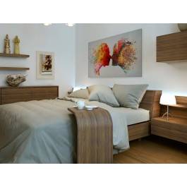 Kolory miłości - nowoczesny obraz na płótnie - 120x80 cm