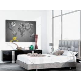 Epoka kamienia - nowoczesny obraz na płótnie - 120x80 cm