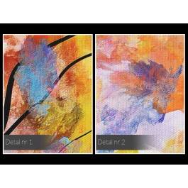 Monsun zmian - nowoczesny obraz na płótnie - 120x80 cm