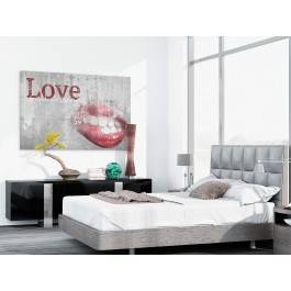 Love is all around - nowoczesny obraz na płótnie - 120x80 cm Love is all around - nowoczesny obraz na płótnie - 120x80 cm