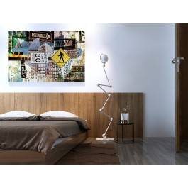 Podróż dookoła Ameryki - nowoczesny obraz na płótnie - 120x80 cm