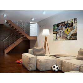 Podróż dookoła Ameryki - nowoczesny obraz na płótnie - 120x80 cm