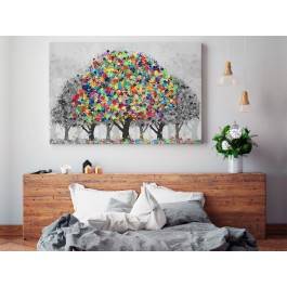 Afirmacja życia - nowoczesny obraz na płótnie - 120x80 cm Afirmacja życia - nowoczesny obraz na płótnie - 120x80 cm