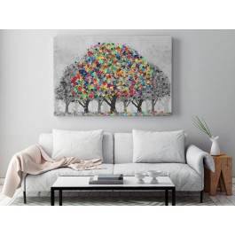 Afirmacja życia - nowoczesny obraz na płótnie - 120x80 cm Afirmacja życia - nowoczesny obraz na płótnie - 120x80 cm