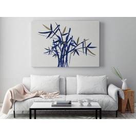 Niebiański zen - nowoczesny obraz na płótnie - 120x80 cm Niebiański zen - nowoczesny obraz na płótnie - 120x80 cm