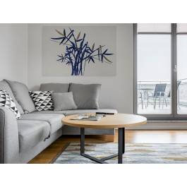 Niebiański zen - nowoczesny obraz na płótnie - 120x80 cm Niebiański zen - nowoczesny obraz na płótnie - 120x80 cm