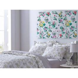 Wiosenny zielnik - nowoczesny obraz na płótnie - 120x80 cm