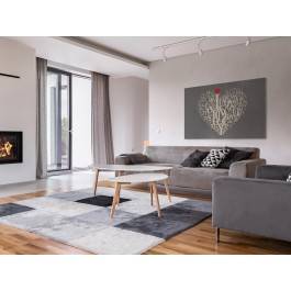 Język miłości - nowoczesny obraz na płótnie - 120x80 cm Język miłości - nowoczesny obraz na płótnie - 120x80 cm