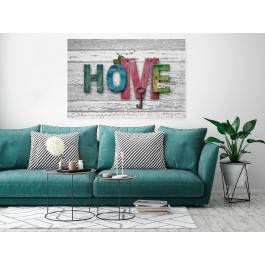 Domowe ognisko - nowoczesny obraz na płótnie - 120x80 cm