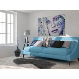 Znamię piękna - nowoczesny obraz na płótnie - 120x80 cm