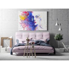 Druga twarz - nowoczesny obraz na płótnie - 120x80 cm Druga twarz - nowoczesny obraz na płótnie - 120x80 cm