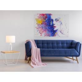 Druga twarz - nowoczesny obraz na płótnie - 120x80 cm Druga twarz - nowoczesny obraz na płótnie - 120x80 cm