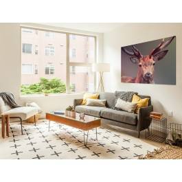 Deer 2.0 - nowoczesny obraz na płótnie - 120x80 cm Deer 2.0 - nowoczesny obraz na płótnie - 120x80 cm