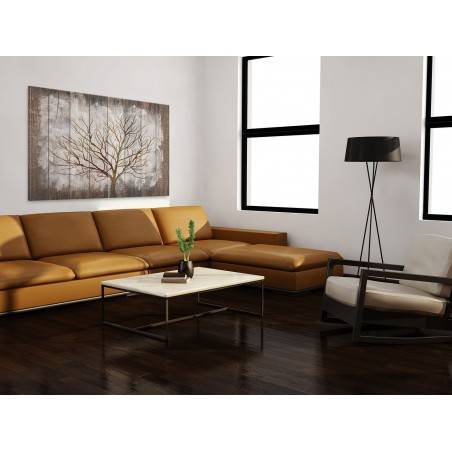 Rustykalny spokój - nowoczesny obraz na płótnie - 120x80 cm