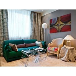 Światła jupiterów - fotoobraz do salonu - 120x80 cm