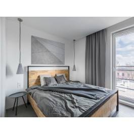 Szare kontury - fotoobraz na płótnie - 120x80 cm