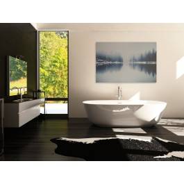 Mglista tafla - fotoobraz do salonu - 120x80 cm