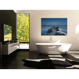 Latarnia morska - fotoobraz do sypialni - 120x80 cm