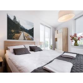 Przed siebie - fotoobraz do salonu - 120x80 cm