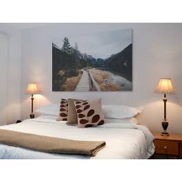 Przed siebie - fotoobraz do salonu - 120x80 cm