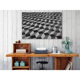 Kubatura - nowoczesny obraz na płótnie - 120x80 cm Kubatura - nowoczesny obraz na płótnie - 120x80 cm