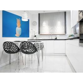 Ananasowe rewolucje - fotoobraz do kuchni - 120x80 cm