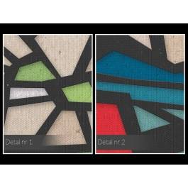 Florystyczny porządek świata - nowoczesny obraz na płótnie - 120x80 cm