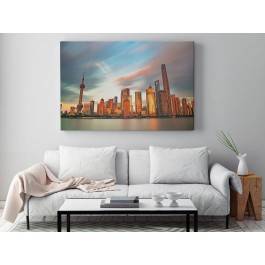 Kolory Szanghaju - fotografia na płótnie - 120x80 cm