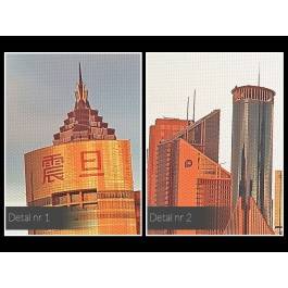 Kolory Szanghaju - fotografia na płótnie - 120x80 cm