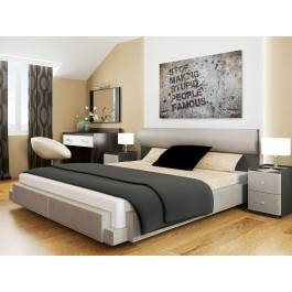 Stop making stupid people famous - fotoobraz do salonu - 120x80 cm