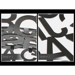 Kłębek myśli - nowoczesny obraz na płótnie - 120x80 cm Kłębek myśli - nowoczesny obraz na płótnie - 120x80 cm