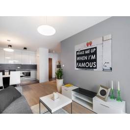 Wake me up when I'm famous - fotoobraz do sypialni - 120x80 cm Wake me up when I'm famous - fotoobraz do sypialni - 120x80 cm