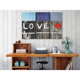 Drogowskaz miłości - zdjęcie na płótnie - 120x80 cm Drogowskaz miłości - zdjęcie na płótnie - 120x80 cm