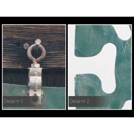 Zajazd pod dębem - fotoobraz na płótnie - 120x80 cm