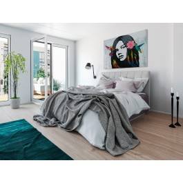 Królowa kolibrów - fotoobraz do sypialni - 120x80 cm