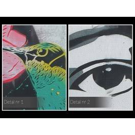 Królowa kolibrów - fotoobraz do sypialni - 120x80 cm