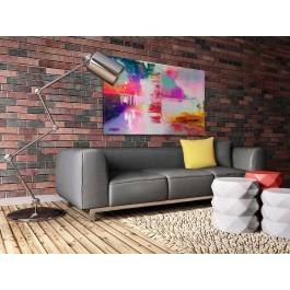 Pastelove przeboje - nowoczesny obraz na płótnie - 120x80 cm