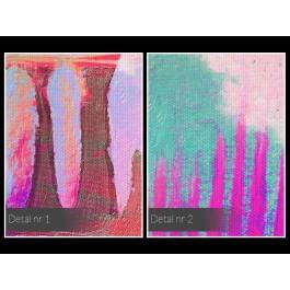 Pastelove przeboje - nowoczesny obraz na płótnie - 120x80 cm