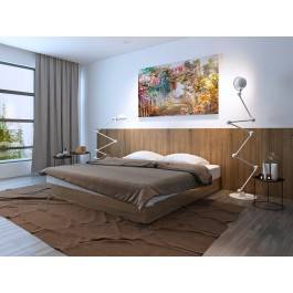 Eteryczny biegun - nowoczesny obraz na płótnie - 120x80 cm Eteryczny biegun - nowoczesny obraz na płótnie - 120x80 cm