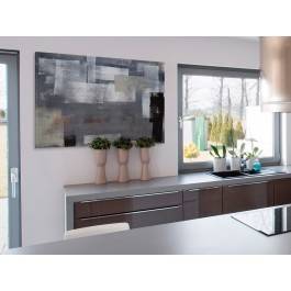 Dyskursy współczesności - nowoczesny obraz na płótnie - 120x80 cm