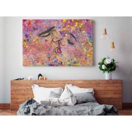 Oktawy miłości - nowoczesny obraz na płótnie - 120x80 cm Oktawy miłości - nowoczesny obraz na płótnie - 120x80 cm
