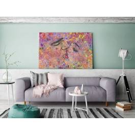 Oktawy miłości - nowoczesny obraz na płótnie - 120x80 cm Oktawy miłości - nowoczesny obraz na płótnie - 120x80 cm