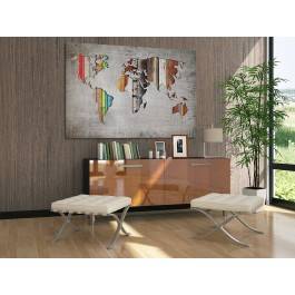 Porządek świata - nowoczesny obraz na płótnie  - 120x80 cm