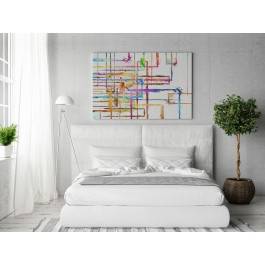 Insygnia dobrych myśli - nowoczesny obraz na płótnie - 120x80 cm